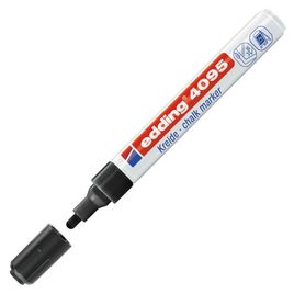 Comprar Marcador tiza líquida punta cónica edding 4095  trazo 2-3mm  blanco