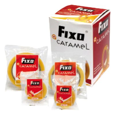 Comprar Rollo Cinta adhesiva Fixo caramel transparente 33Mx19mm en bolsa